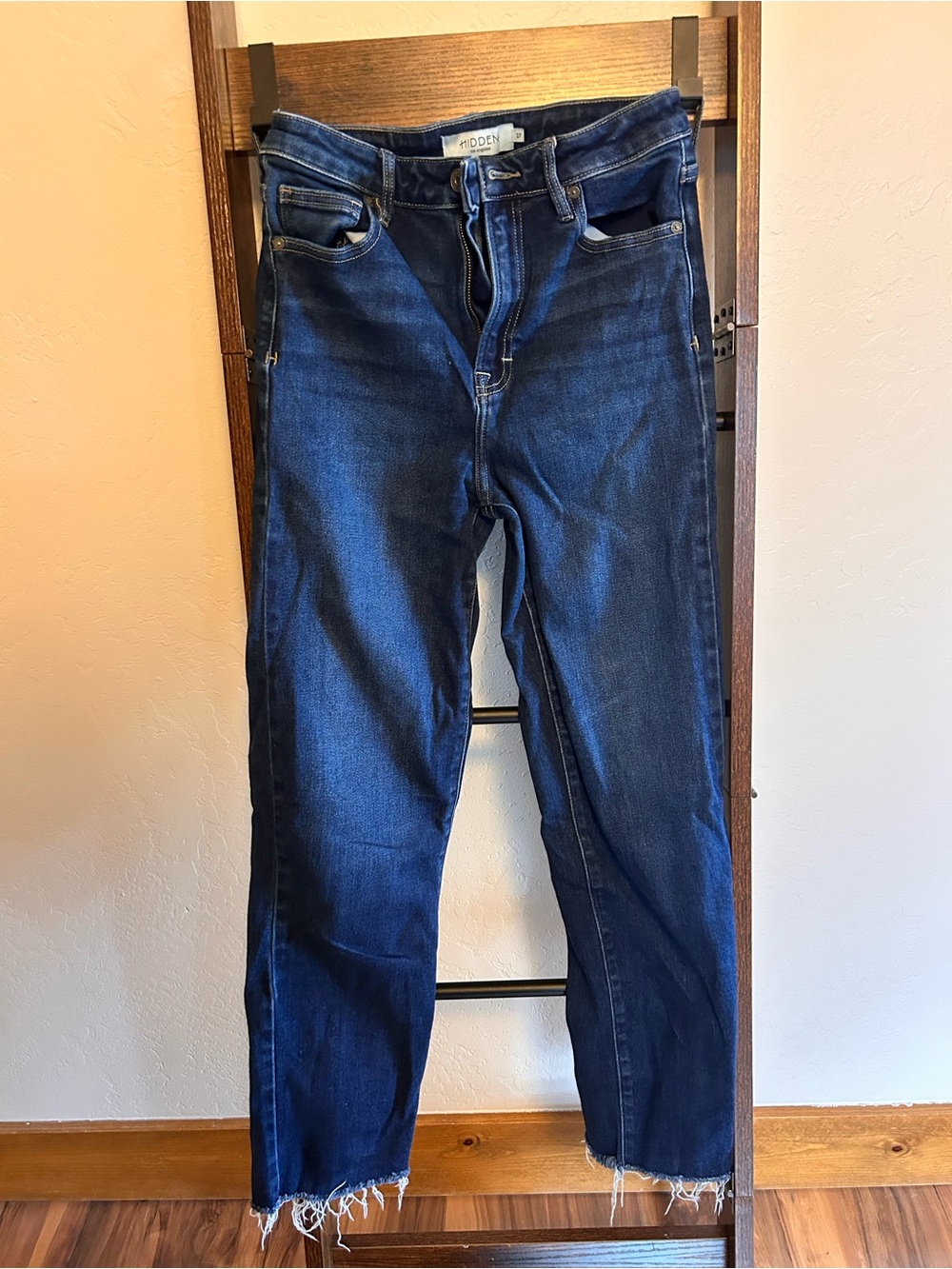 Hidden Dark Wash Straight Leg Jeans